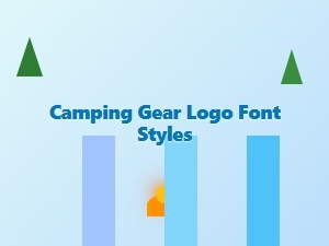 Choosing Font Styles for Your Camping Gear Logo